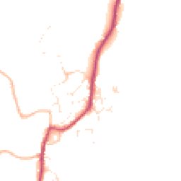 Daytime road noise heatmap for SN10 5LY