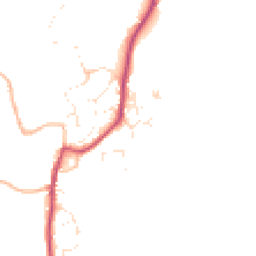 Daytime road noise heatmap for SN10 5NG