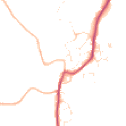 Daytime road noise heatmap for SN10 5QX