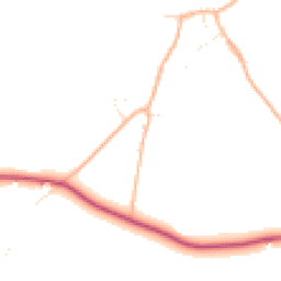 Daytime road noise heatmap for SN10 5TL