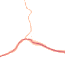 Daytime road noise heatmap for SN10 5TY