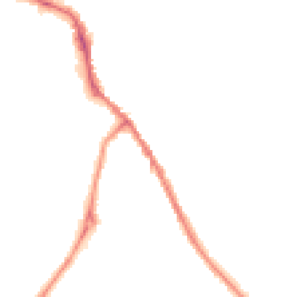 Night-time road noise heatmap for SN11 0AB