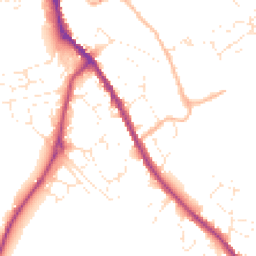 Daytime road noise heatmap for SN11 0AD