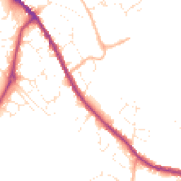 Daytime road noise heatmap for SN11 0AF