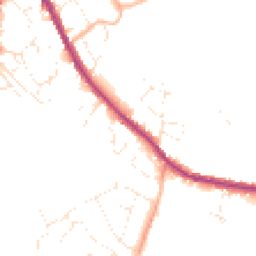 Daytime road noise heatmap for SN11 0AS