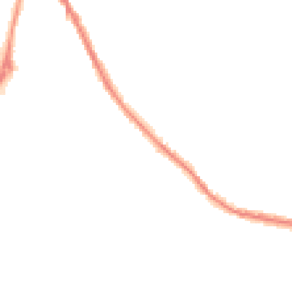 Night-time road noise heatmap for SN11 0AW