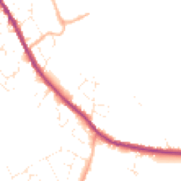 Daytime road noise heatmap for SN11 0AX
