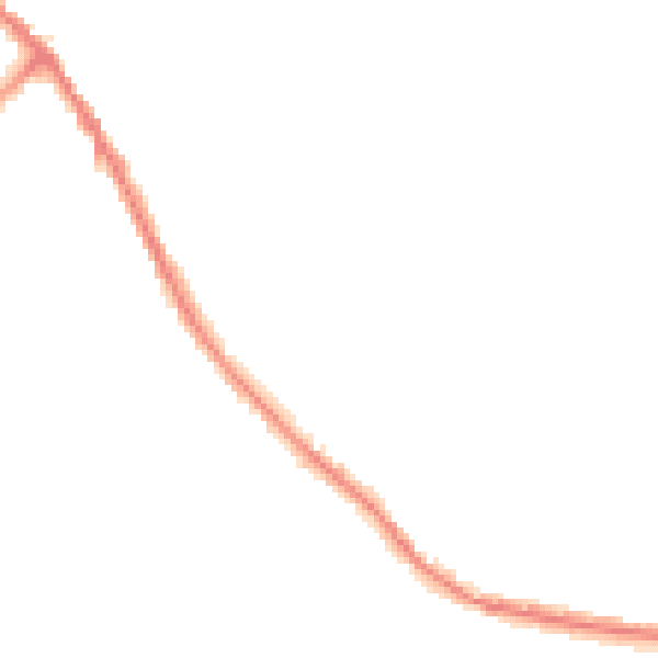 Night-time road noise heatmap for SN11 0AZ