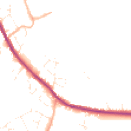 Daytime road noise heatmap for SN11 0BE