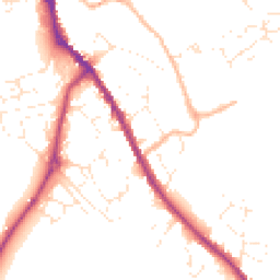 Daytime road noise heatmap for SN11 0BF