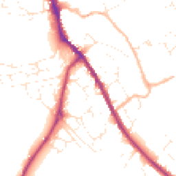 Daytime road noise heatmap for SN11 0BG