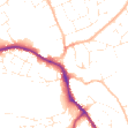 Daytime road noise heatmap for SN11 0BS