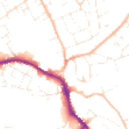 Daytime road noise heatmap for SN11 0DA