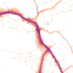 Daytime road noise heatmap for SN11 0DH