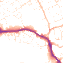 Daytime road noise heatmap for SN11 0DJ