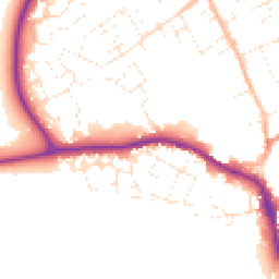 Daytime road noise heatmap for SN11 0DP