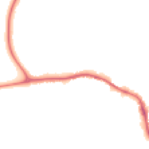 Night-time road noise heatmap for SN11 0DP