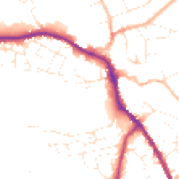 Daytime road noise heatmap for SN11 0DX