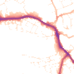 Daytime road noise heatmap for SN11 0DZ