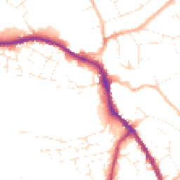 Daytime road noise heatmap for SN11 0EY