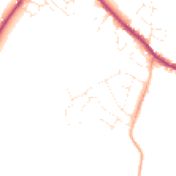 Daytime road noise heatmap for SN11 0FN