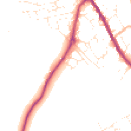 Daytime road noise heatmap for SN11 0FY