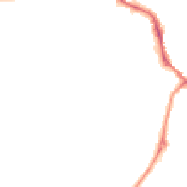 Night-time road noise heatmap for SN11 0RZ