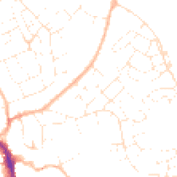 Daytime road noise heatmap for SN11 8BF