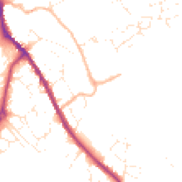 Daytime road noise heatmap for SN11 8EZ