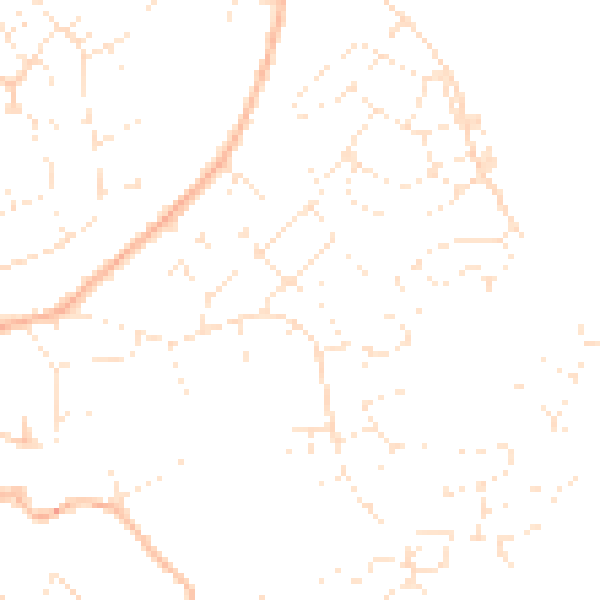 Daytime road noise heatmap for SN11 8GG