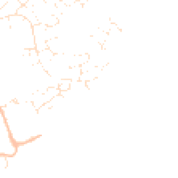 Daytime road noise heatmap for SN11 8GX