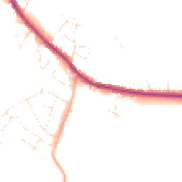 Daytime road noise heatmap for SN11 8JS
