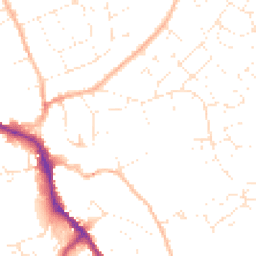 Daytime road noise heatmap for SN11 8NJ