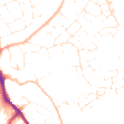 Daytime road noise heatmap for SN11 8PH