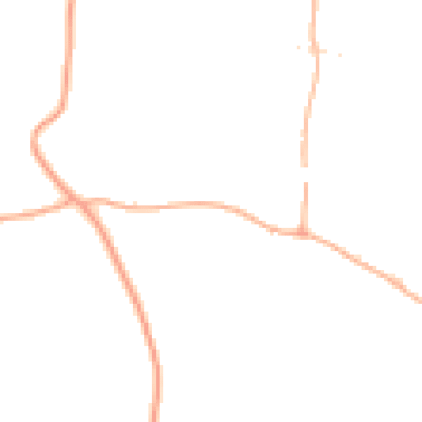 Daytime road noise heatmap for SN11 8PX
