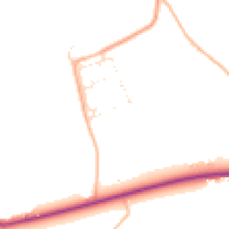 Daytime road noise heatmap for SN11 8QJ