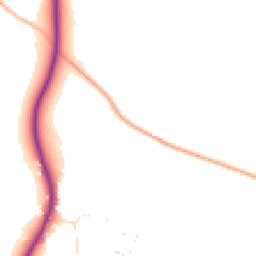 Daytime road noise heatmap for SN11 8TD