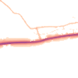 Daytime road noise heatmap for SN11 8UR