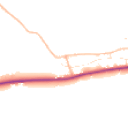 Daytime road noise heatmap for SN11 8XU