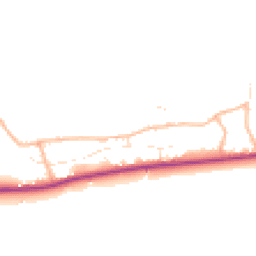 Daytime road noise heatmap for SN11 8YL