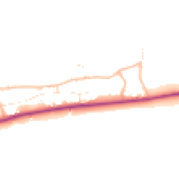 Daytime road noise heatmap for SN11 8YN