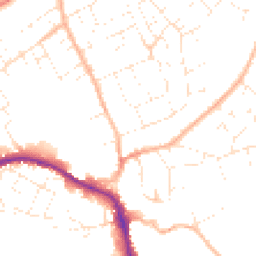 Daytime road noise heatmap for SN11 9AA