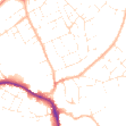 Daytime road noise heatmap for SN11 9AE