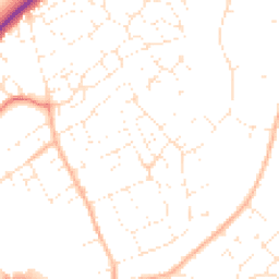 Daytime road noise heatmap for SN11 9AT