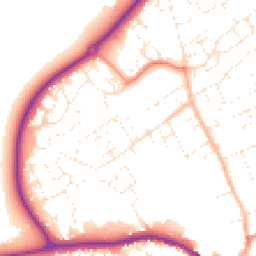 Daytime road noise heatmap for SN11 9DT