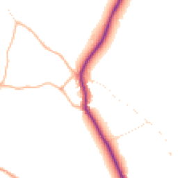 Daytime road noise heatmap for SN11 9JD