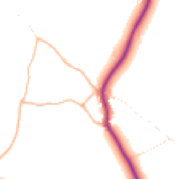Daytime road noise heatmap for SN11 9JQ
