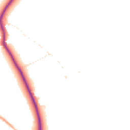 Daytime road noise heatmap for SN11 9JW