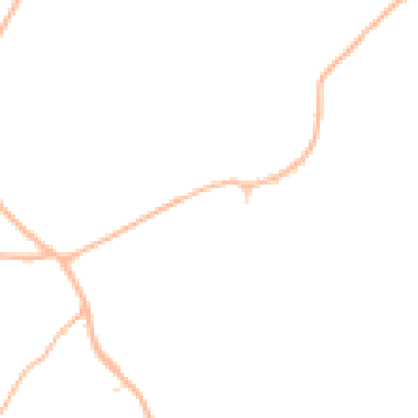 Daytime road noise heatmap for SN11 9LA