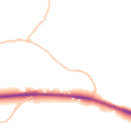 Daytime road noise heatmap for SN11 9LP
